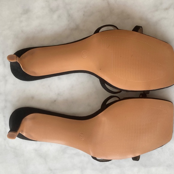 Jessica Buurman Black Kittenheel Slide Sandal - Picture 5 of 5